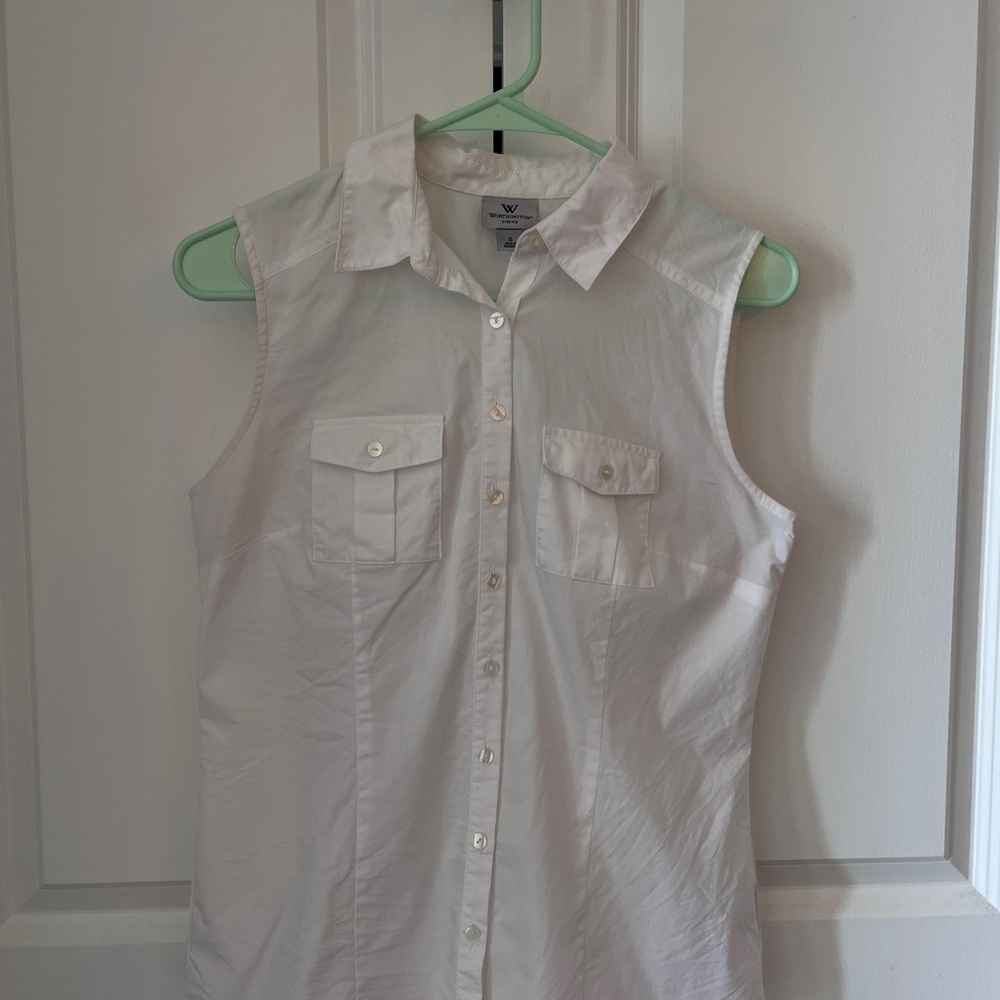 Worthington Classic White Blouse